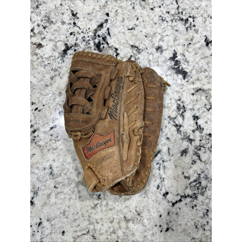 Vintage 1970s MacGregor OF4 Baseball Glove 12.5" RHT‎ Outfield ProHide Ex Shape